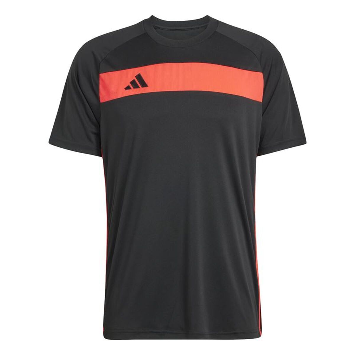 Heren Voetbal T-shirt met Korte Mouwen Adidas Tiro Es Jsy Zwart
