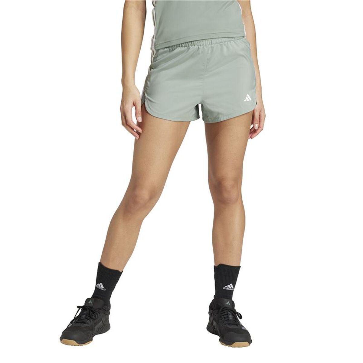 Sportbroeken voor Dames Adidas Pacer Wvn High Groen