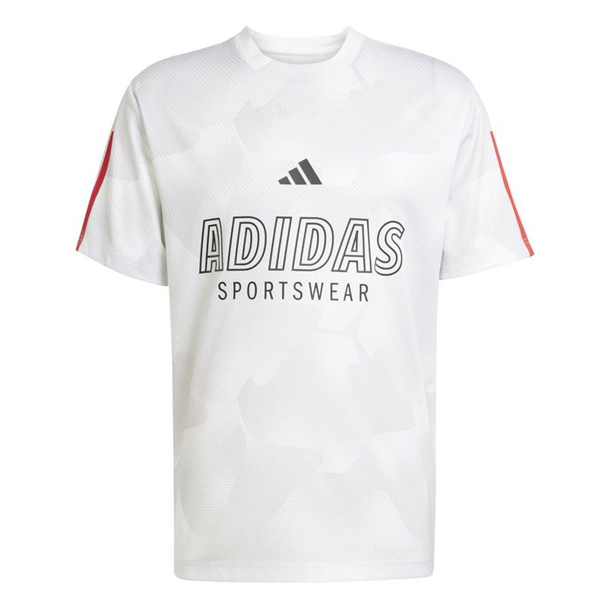 Heren-T-Shirt met Korte Mouwen Adidas Tiro Np Wit