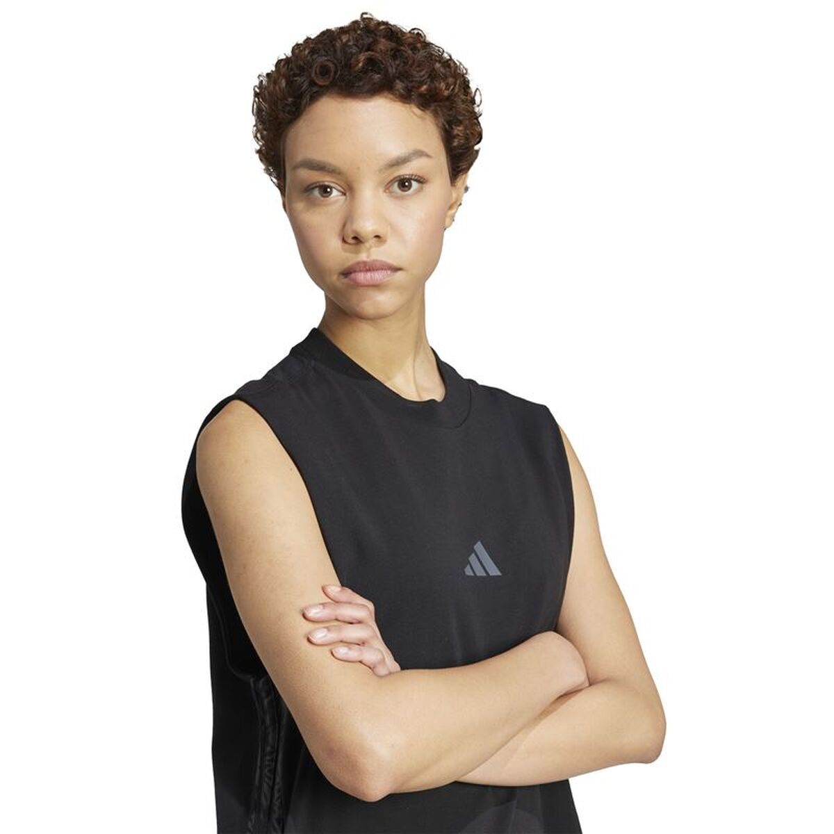 Jurk Adidas Aop 3stripes Zwart