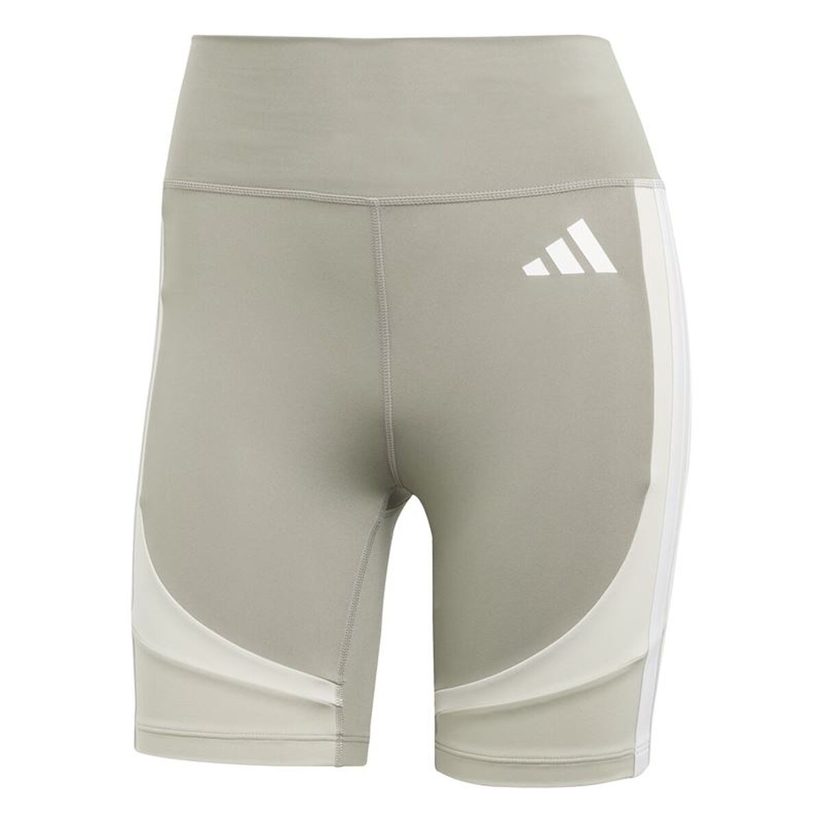 Sportleggings voor Dames Adidas We Cb Bike 7In Beige