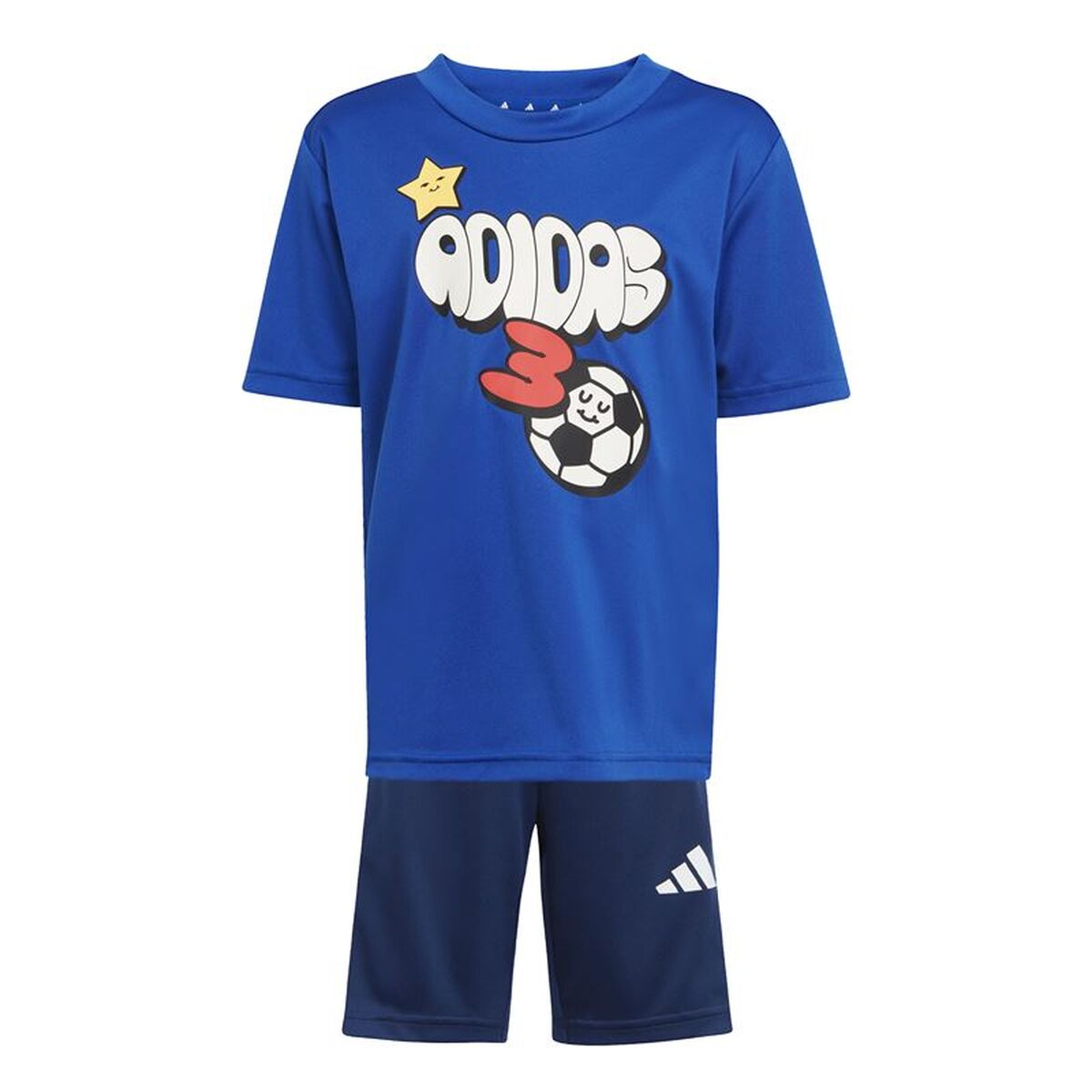 Sportstøj til Børn Adidas LK Training-Essentials Fun Blå 2 Dele