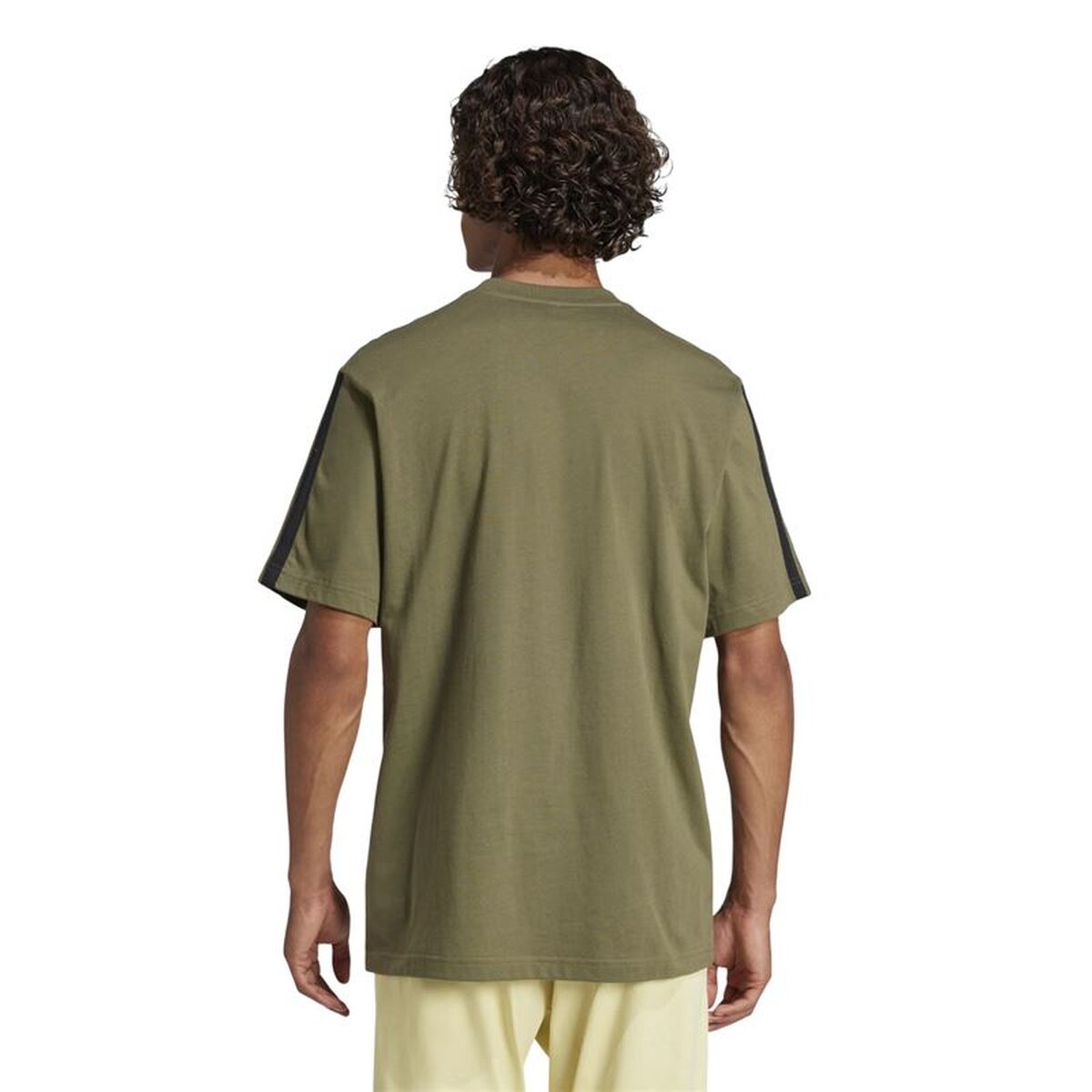 Mens Short Sleeve T-Shirt Adidas JW1947 Olive