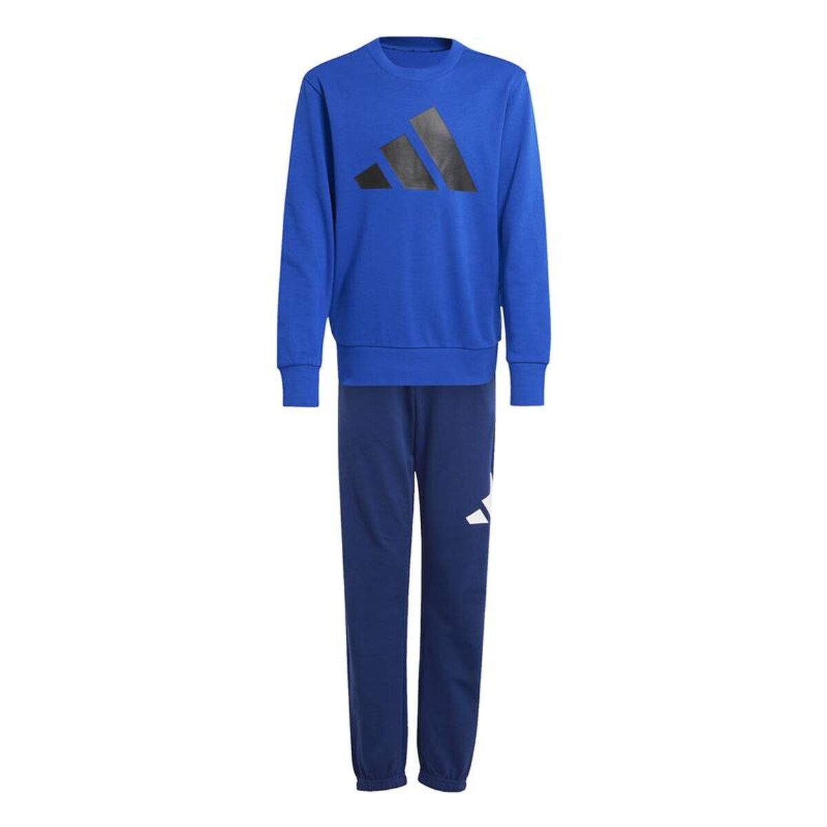 Joggingpak voor kinderen Adidas Big Logo French Terry Jog Blauw