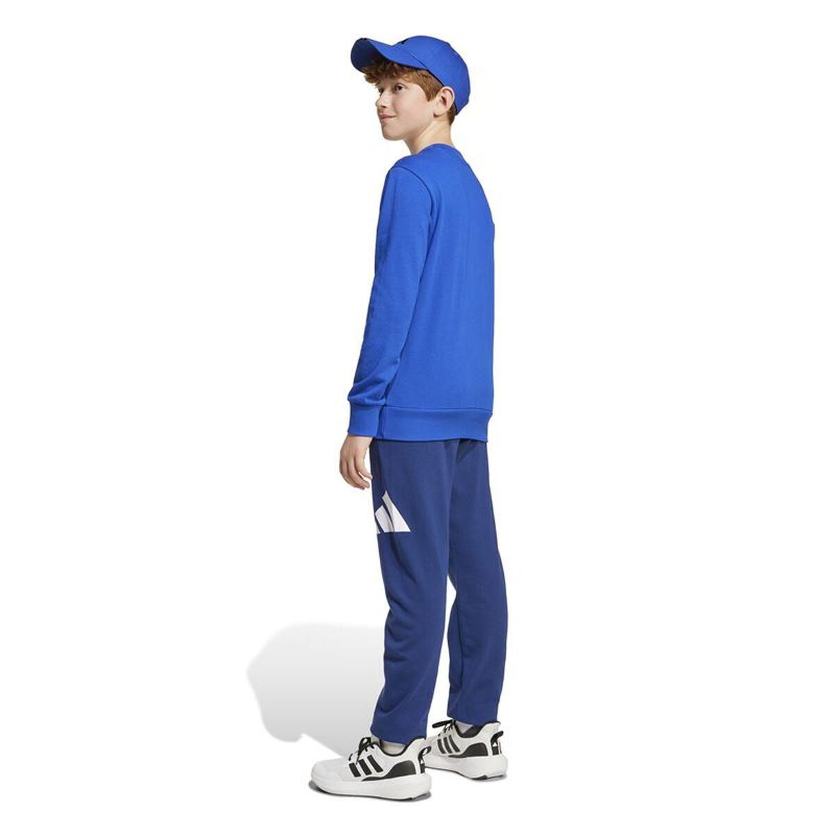 Joggingpak voor kinderen Adidas Big Logo French Terry Jog Blauw