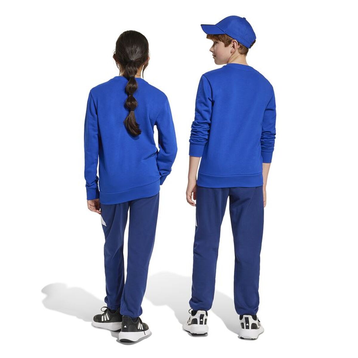 Joggingpak voor kinderen Adidas Big Logo French Terry Jog Blauw