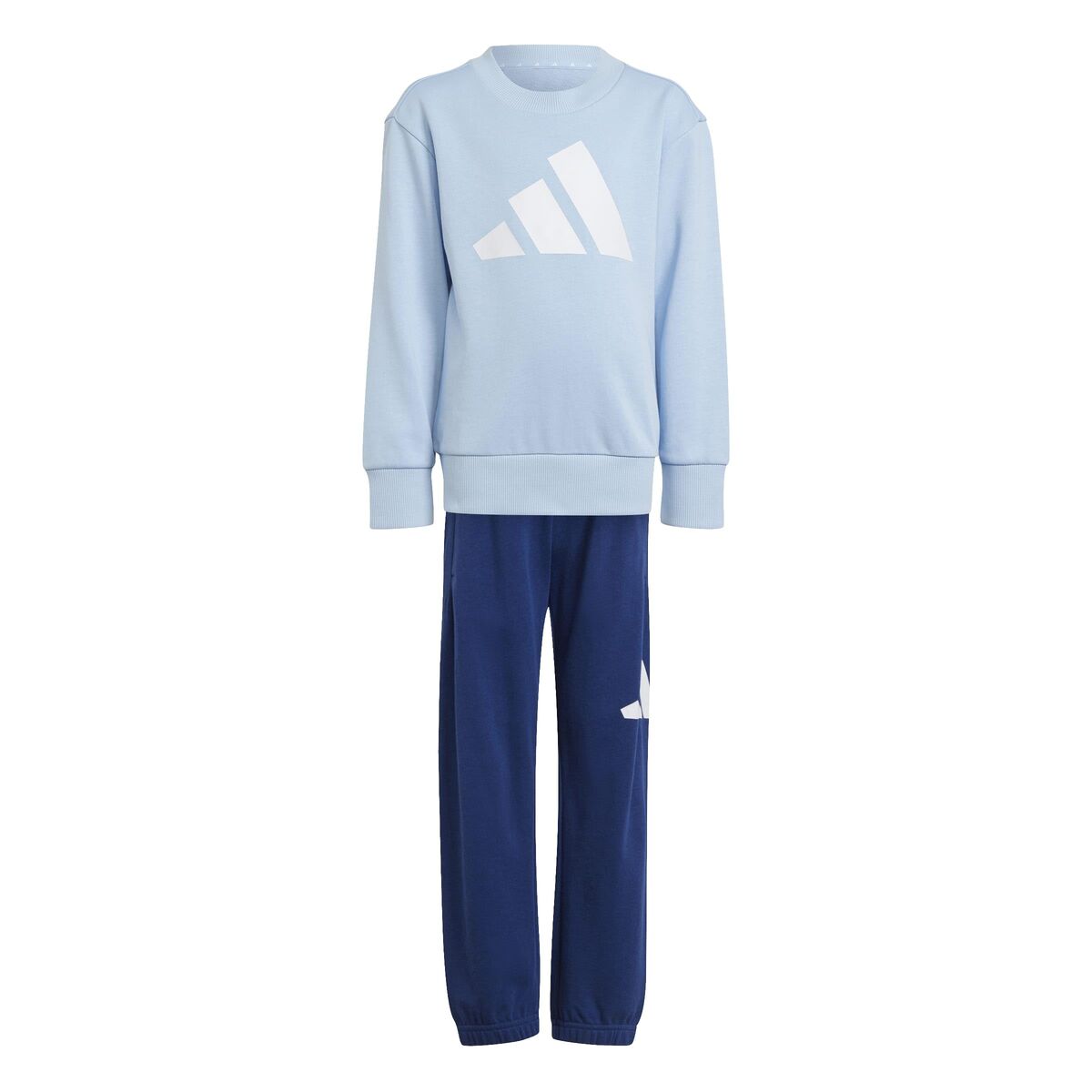 Joggingpak voor kinderen Adidas Lk Big Logo French Terry Jog Blauw