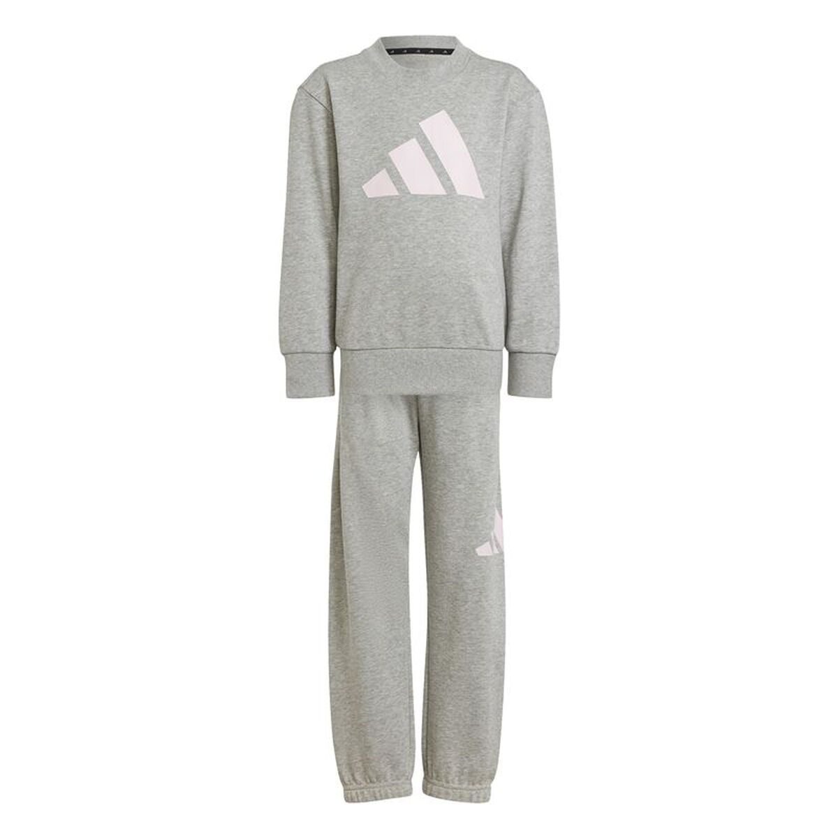 Joggingpak voor kinderen Adidas Lk Bl French Terry Jog Grijs