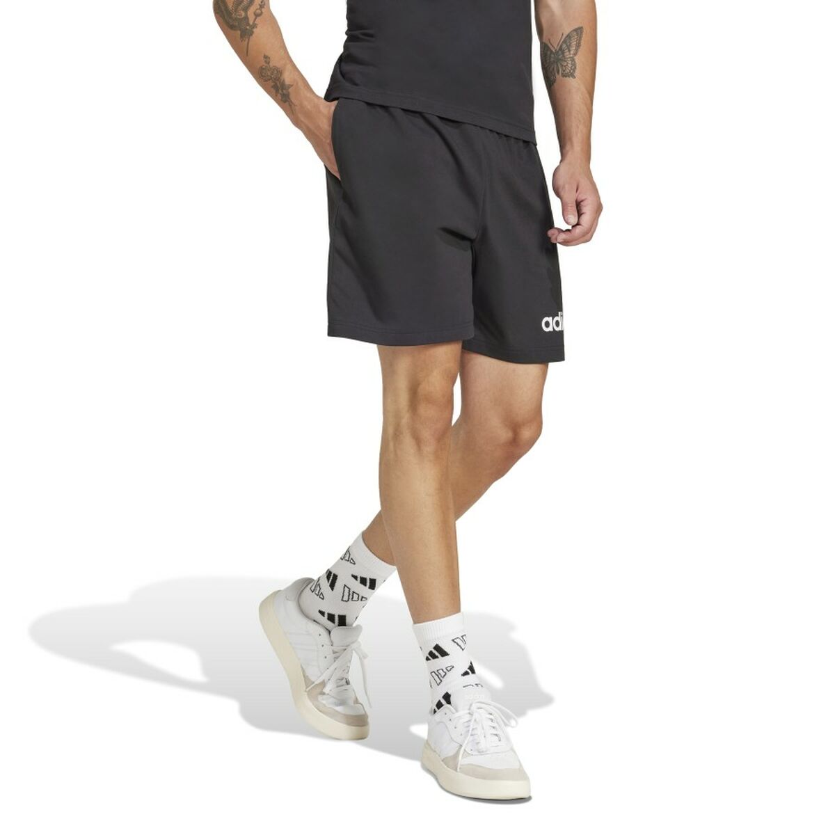 Image secondaire de Short de Sport Adidas M LIN SJ SHO JE9012 Noir