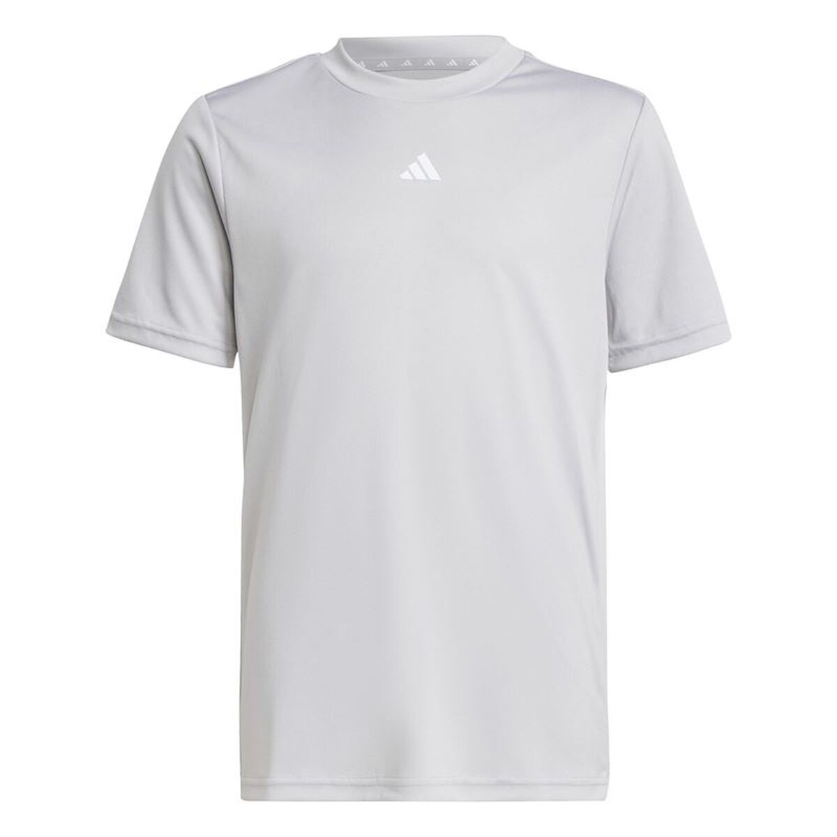 T-Shirt met Korte Mouwen voor kinderen Adidas Tr-Essentials Lichtgrijs