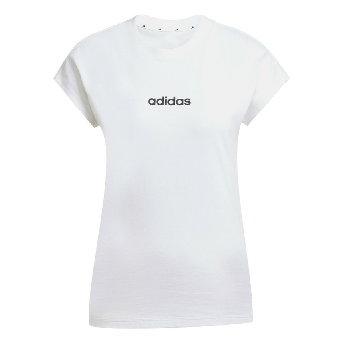 T-shirt à manches courtes femme Adidas W LIN SJ T JC8239 Blanc