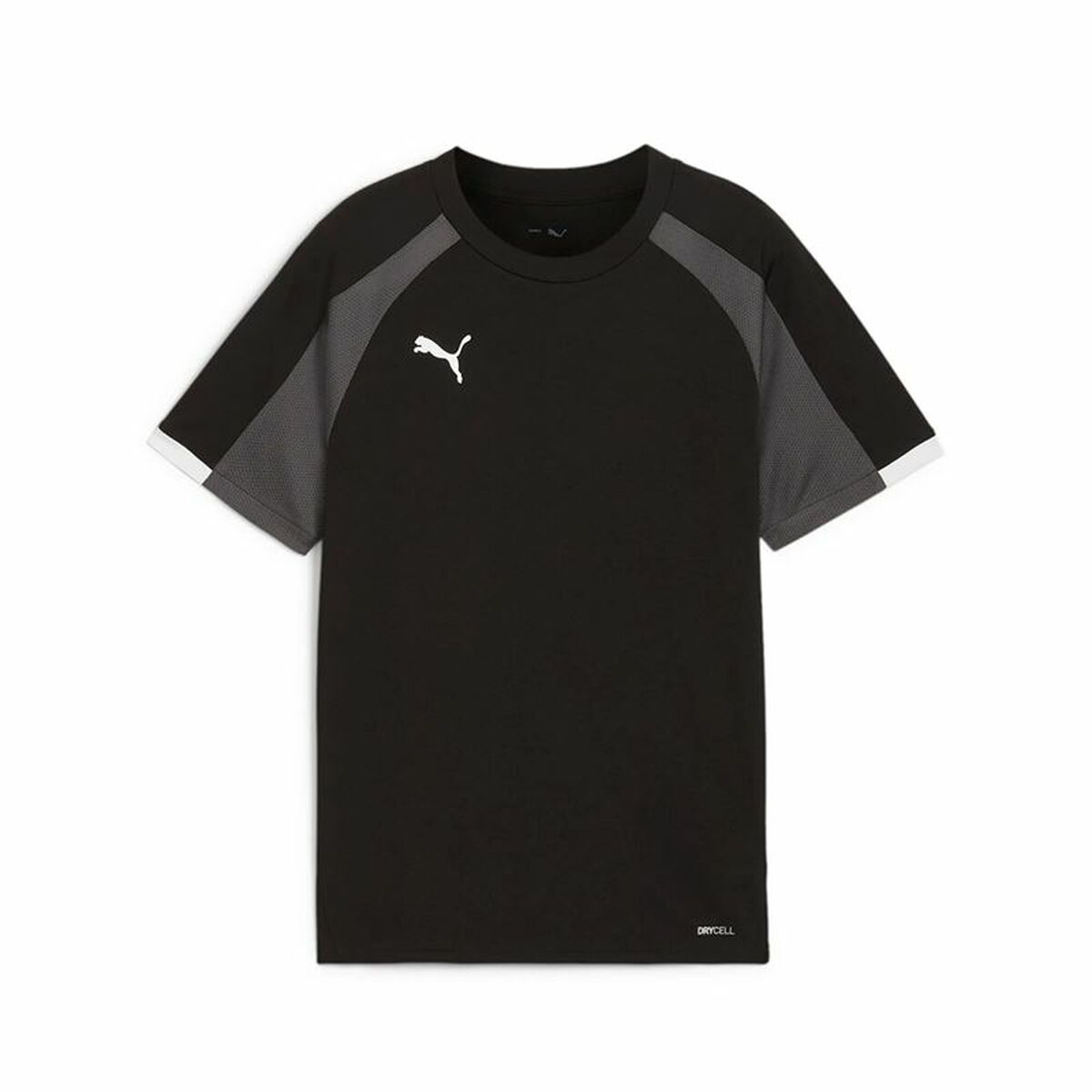 Maillot de Football à Manches Courtes pour Enfants Puma Individualliga Noir