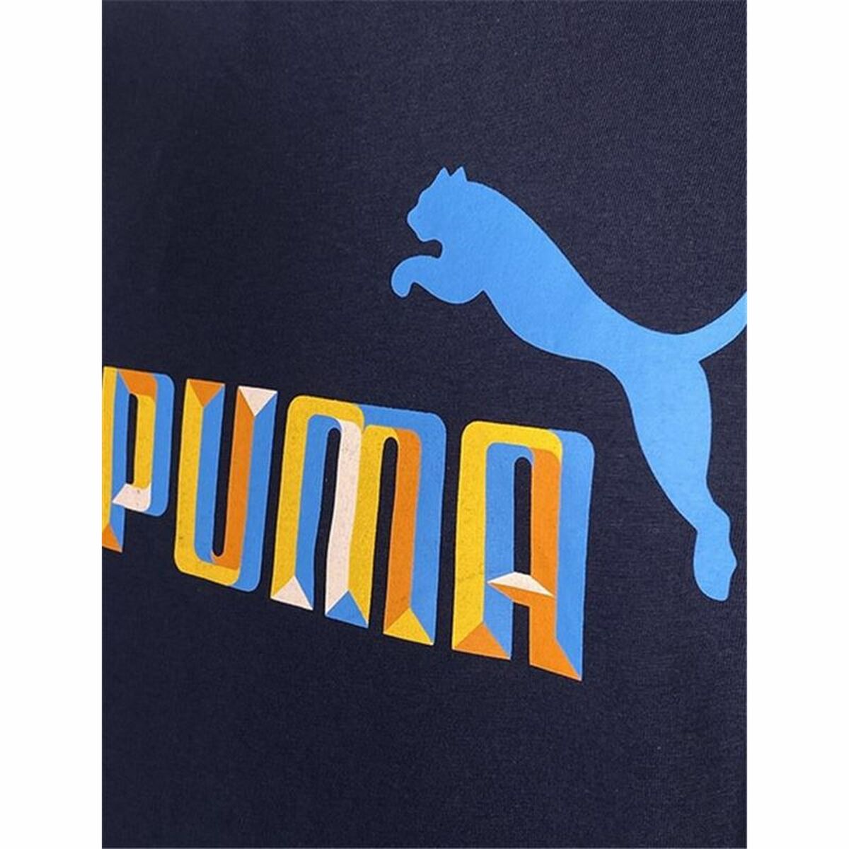 Mens Short Sleeve T-Shirt Puma Daily 3.0 Blue