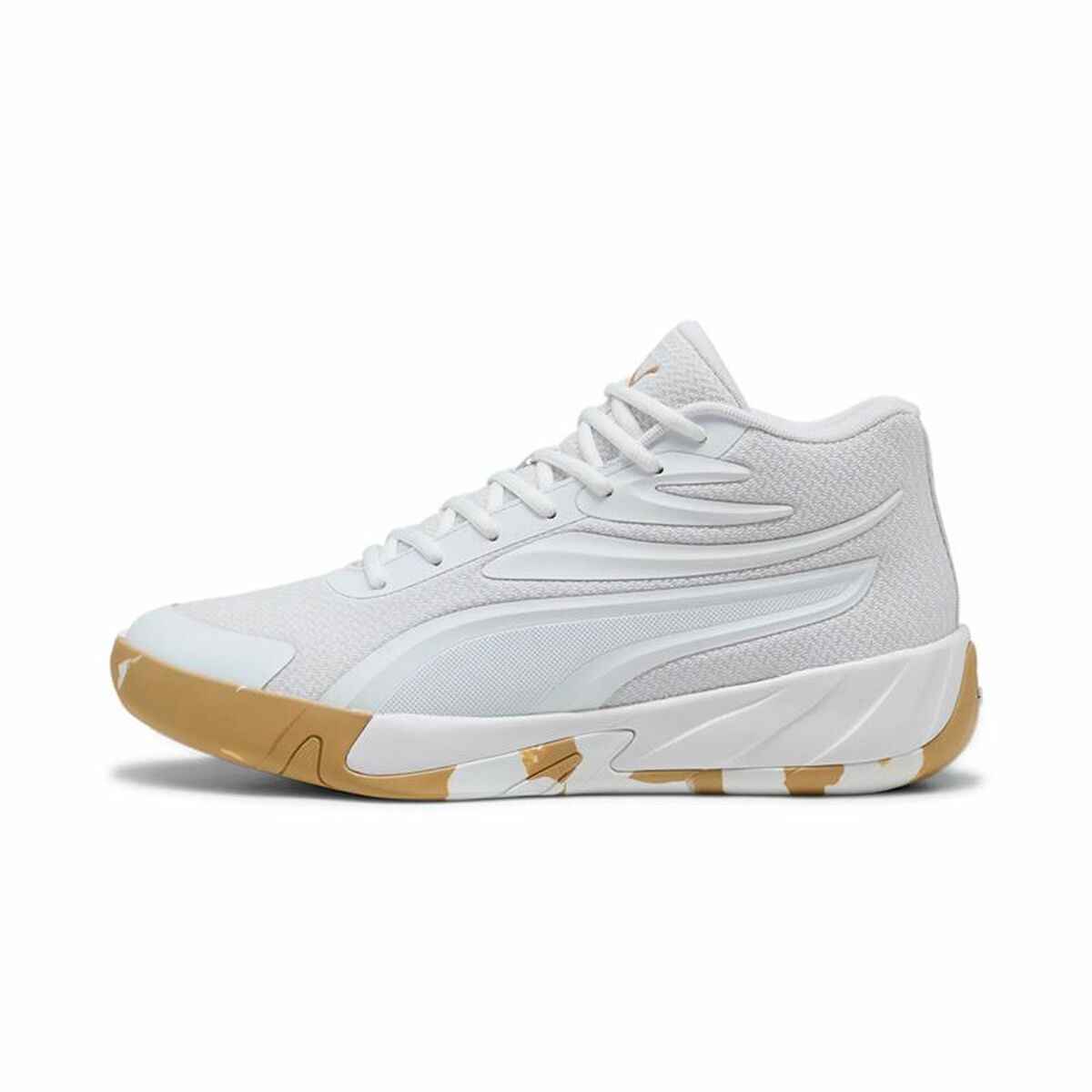 Image secondaire de Chaussures de Basket-Ball pour Adultes Puma Court Pro Marble Blanc