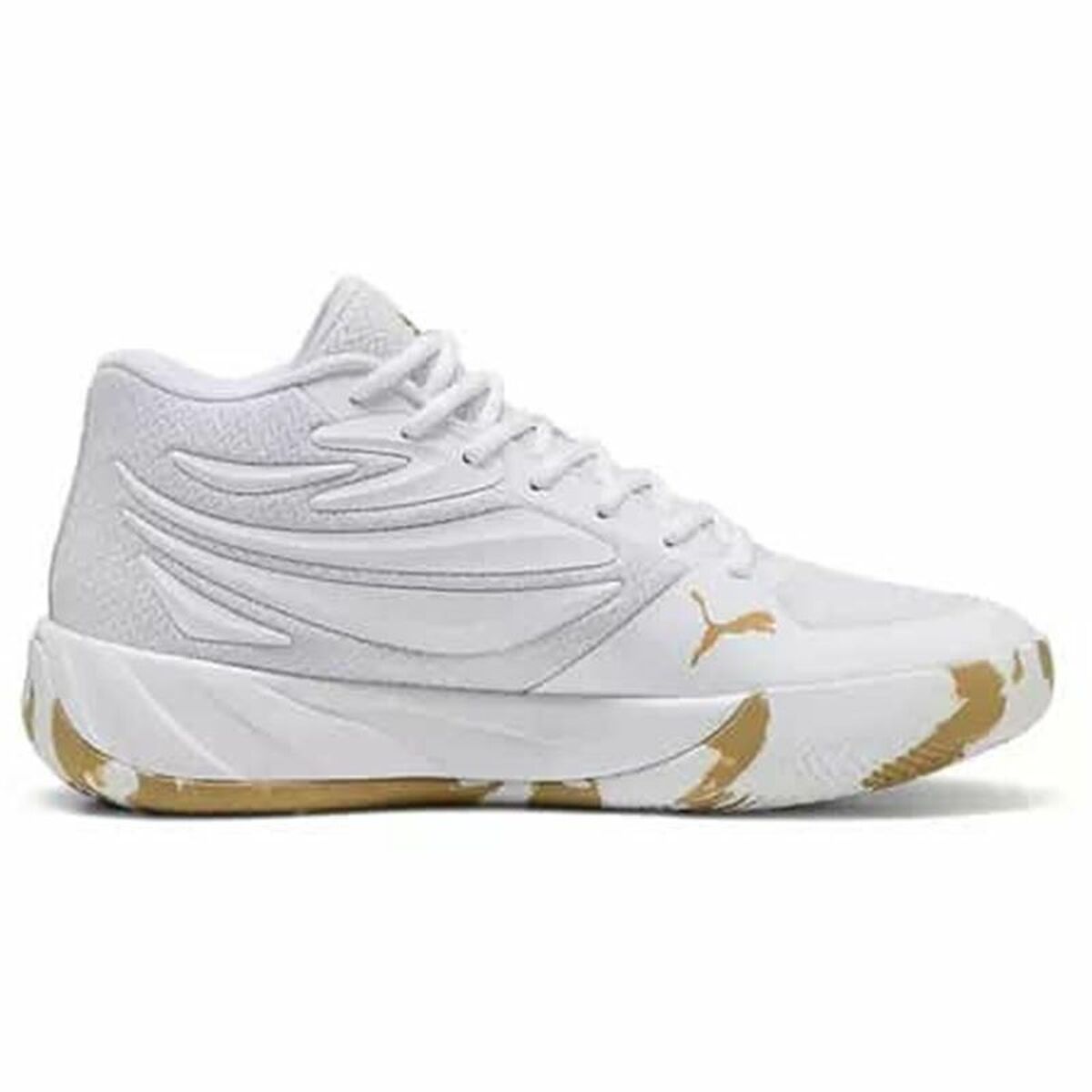 Image secondaire de Chaussures de Basket-Ball pour Adultes Puma Court Pro Marble Blanc