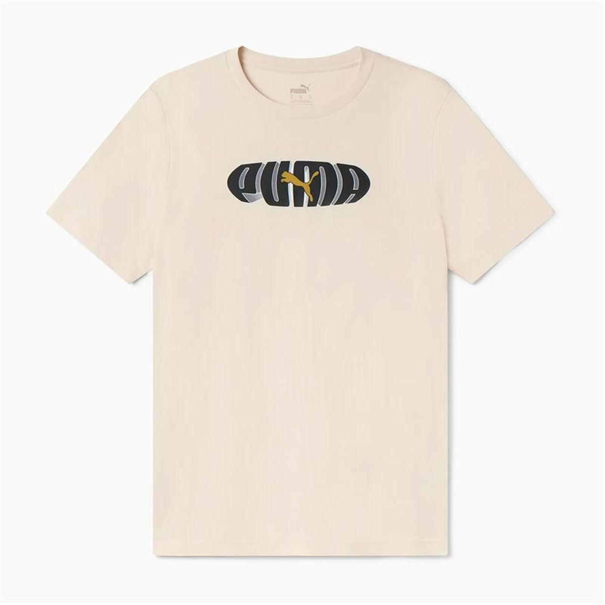 Mens Short Sleeve T-Shirt Puma Graphics Sneaker