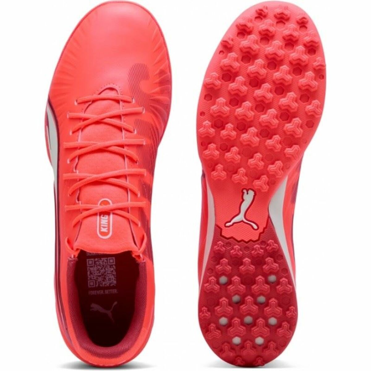 Image secondaire de Chaussures de Football pour Adultes Puma King Match Tt Rouge
