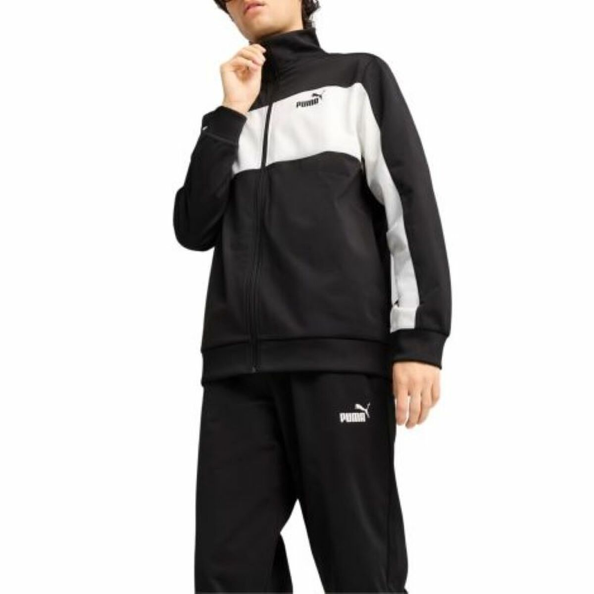 Image secondaire de Survêtement pour Adultes Puma POLY COLORBLOCK SUIT 687304 01 Noir Homme