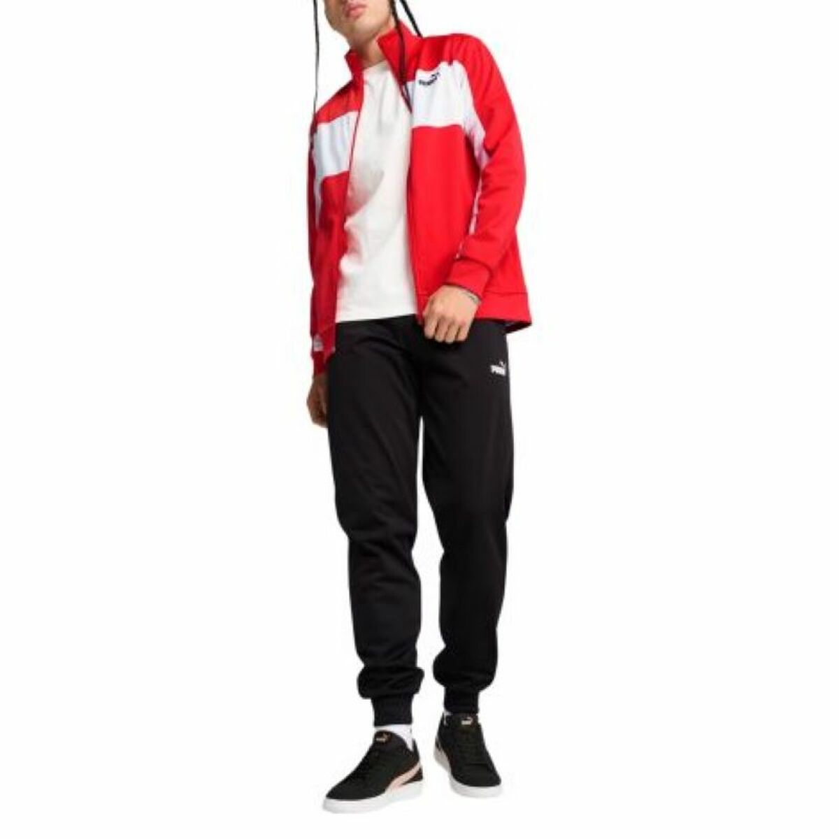 Image secondaire de Survêtement pour Adultes Puma Poly Colorblock Suit C/O 687304 11 Rouge Homme