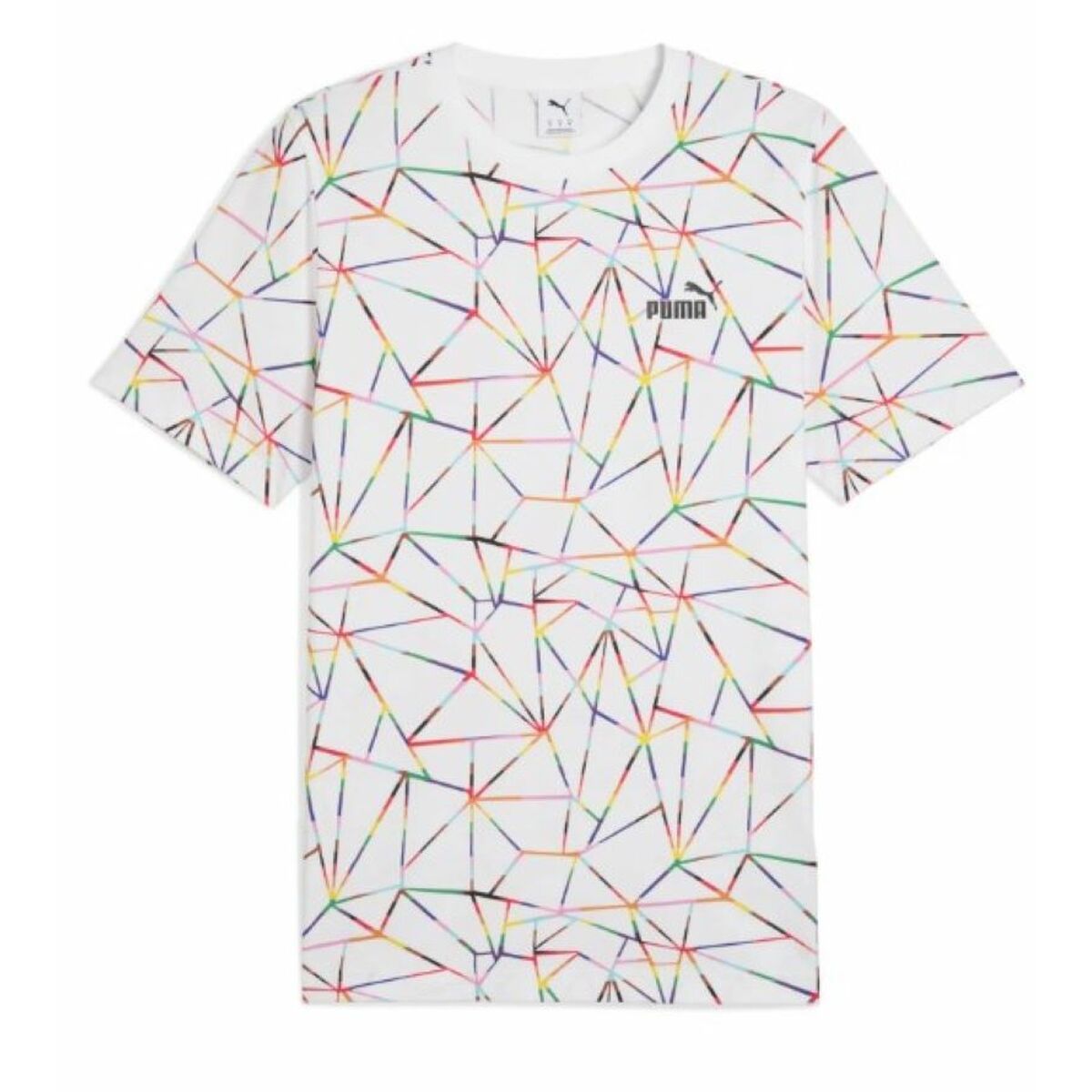 T-shirt à manches courtes homme Puma LOVE UNITED AOP Tee 684700 02 Blanc