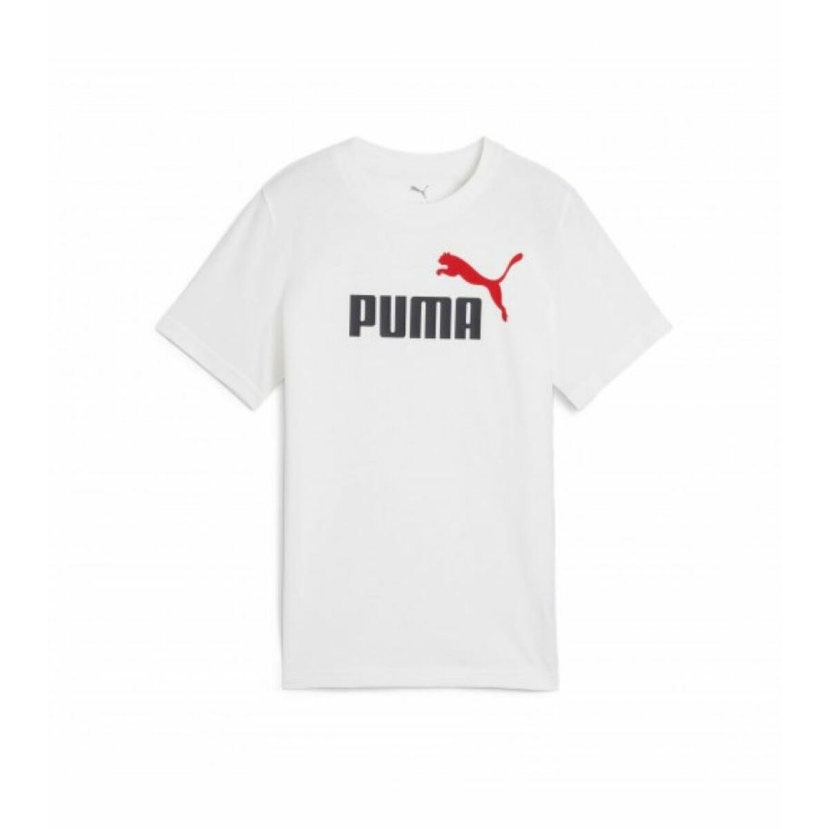 T shirt à manches courtes Enfant Puma ESS 2 COLOR No.1 Logo Tee B Blanc