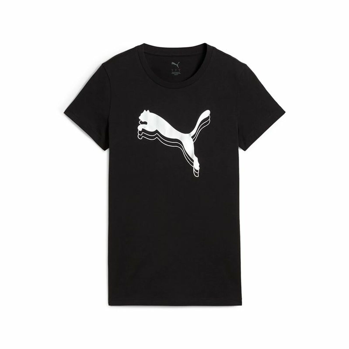 T-shirt à manches courtes femme Puma Essentials Metallic Noir