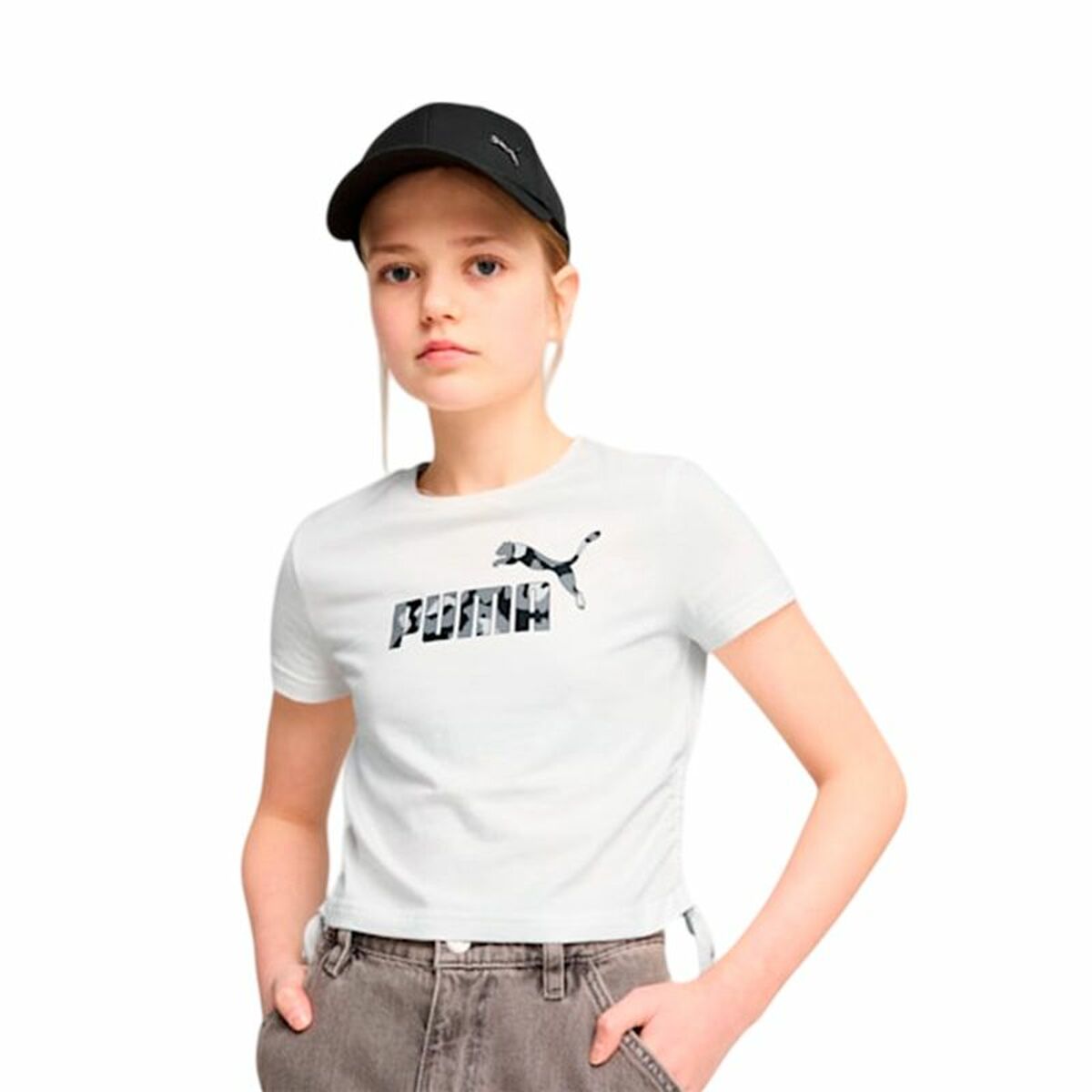 Kinderpet Puma Essentials Zwart