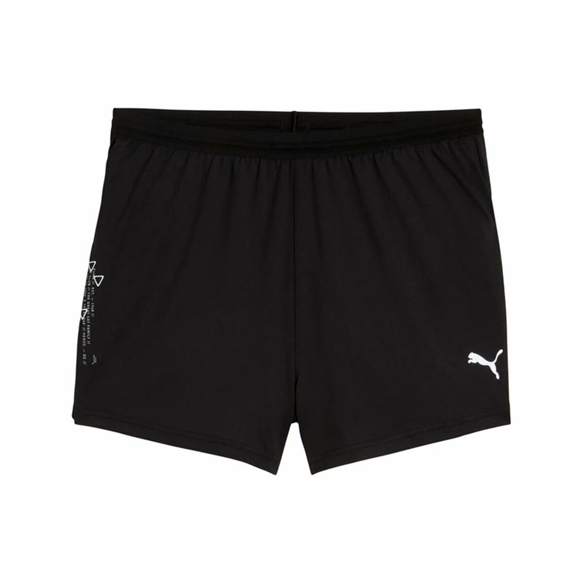 Short de Sport pour Homme Puma Run Knit 3” Split Noir