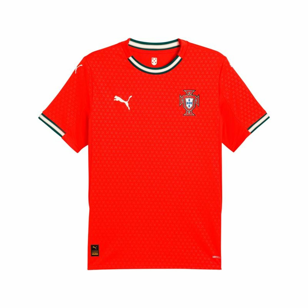 Maillot de Football à Manches Courtes pour Homme Puma Portugal Home Repl Rouge