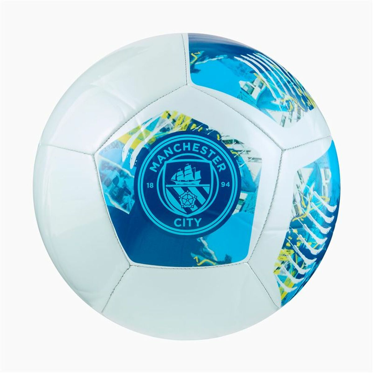 Ballon de Football Puma Manchester City Ftblnrgy Bleu Taille 5