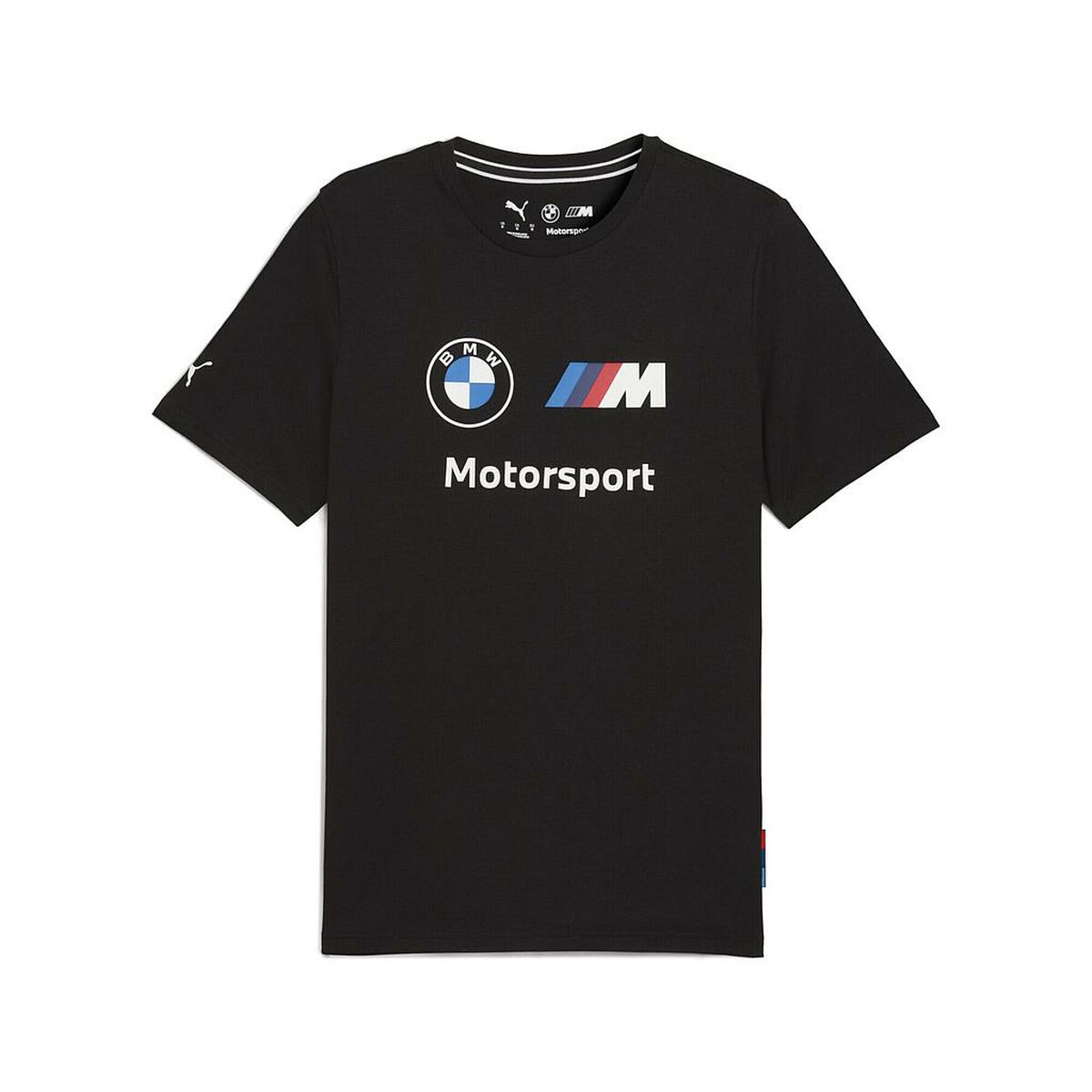 T-shirt à manches courtes homme Puma BMW MMS ESS LOGO TEE 632358 01 Noir