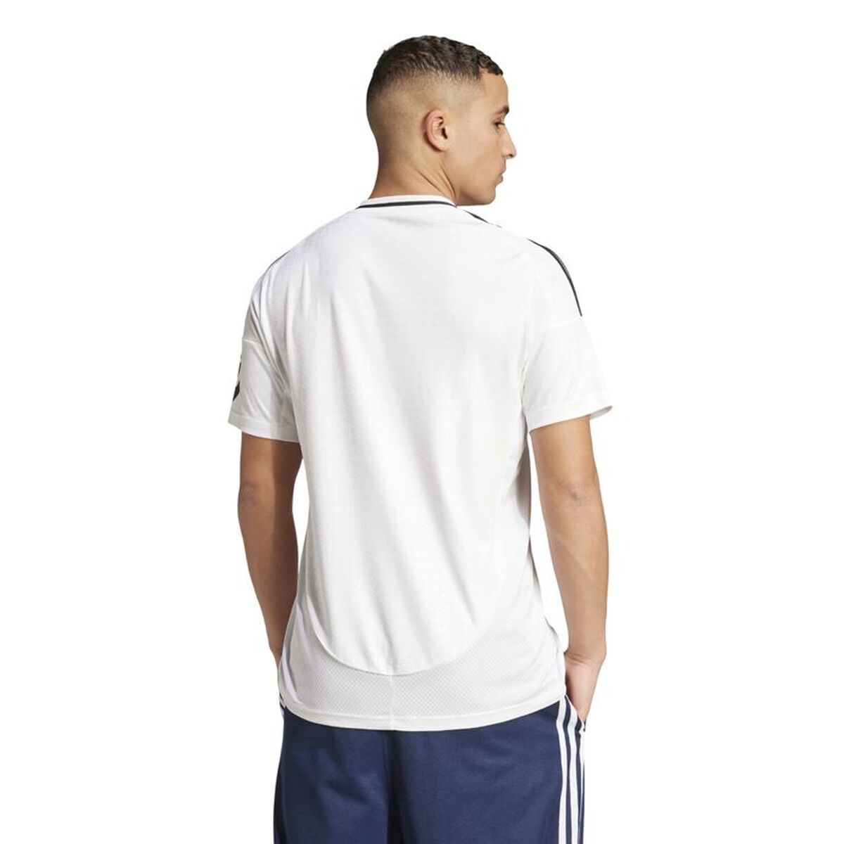 Heren Voetbal T-shirt met Korte Mouwen Adidas Real Madrid 24/25 Home Wit