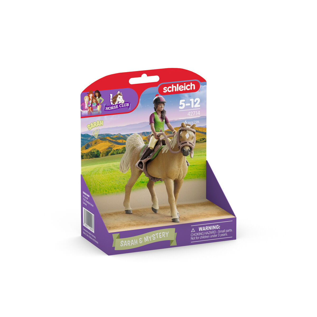 Playset Schleich 42714 Sarah & Mystery 6 Τεμάχια