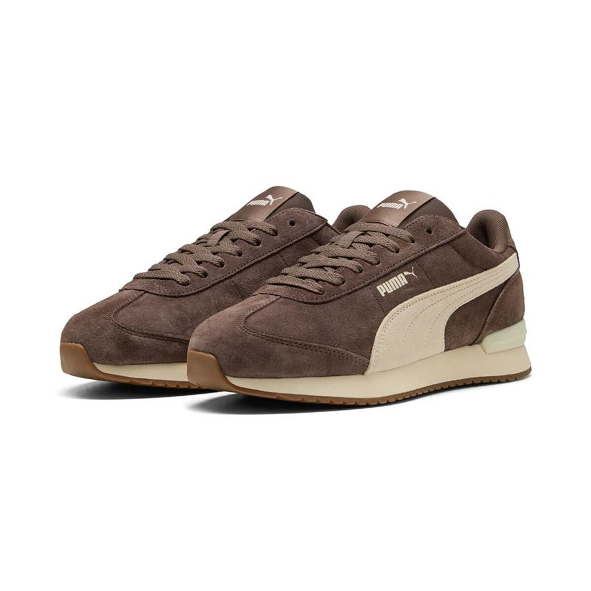 Casual Herensneakers Puma R78 Wind Sd Bruin