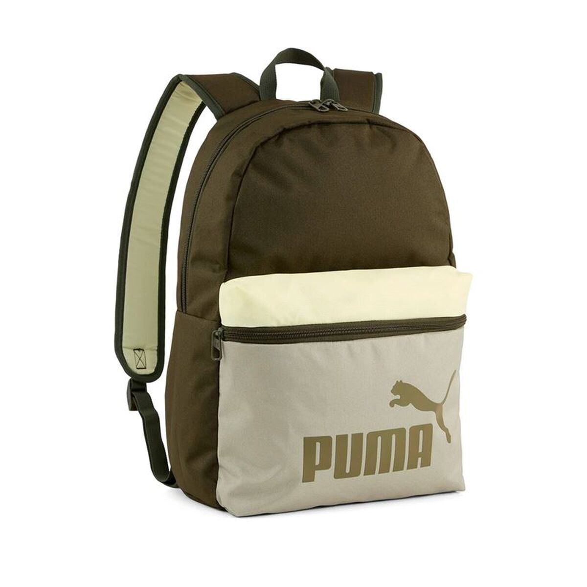 Casual Rugtas Puma Phase Color Block Olijf