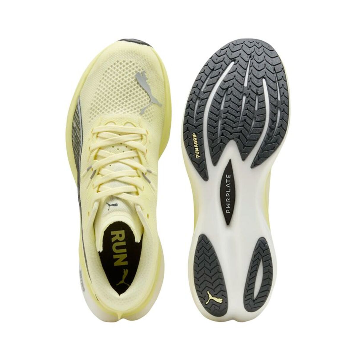 Running Shoes for Adults Puma Deviate Nitro 3 Yellow