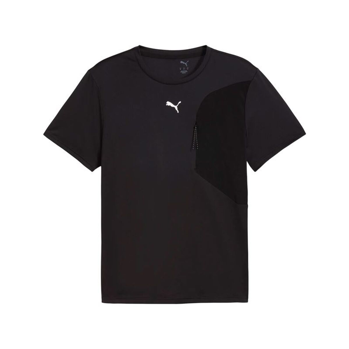 Heren-T-Shirt met Korte Mouwen Puma M Flex Pocket Zwart