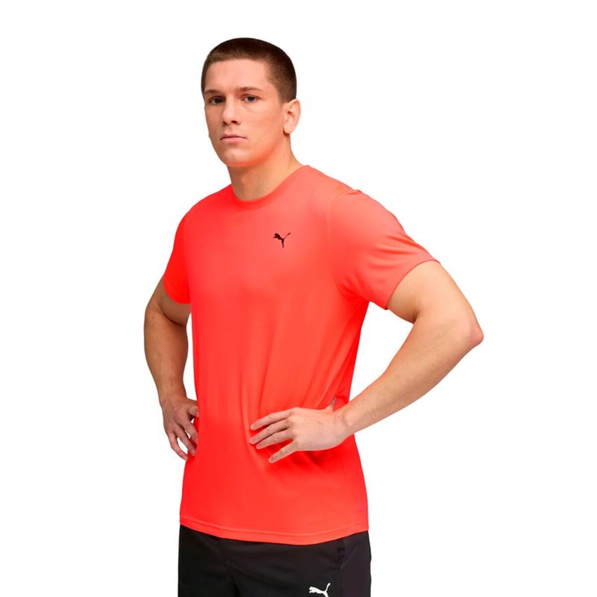 Heren-T-Shirt met Korte Mouwen Puma Essentialsentials Oranje