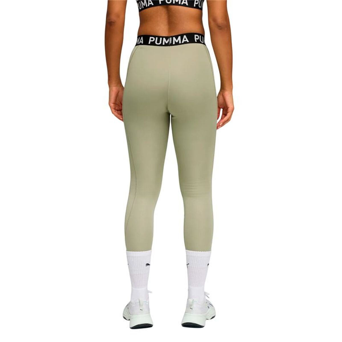 Sportleggings voor Dames Puma W Strong TighLux Olijf