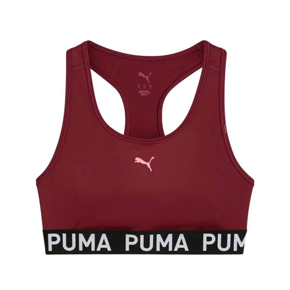 Sportbeha Puma 4Keeps Elastic Donkerrood
