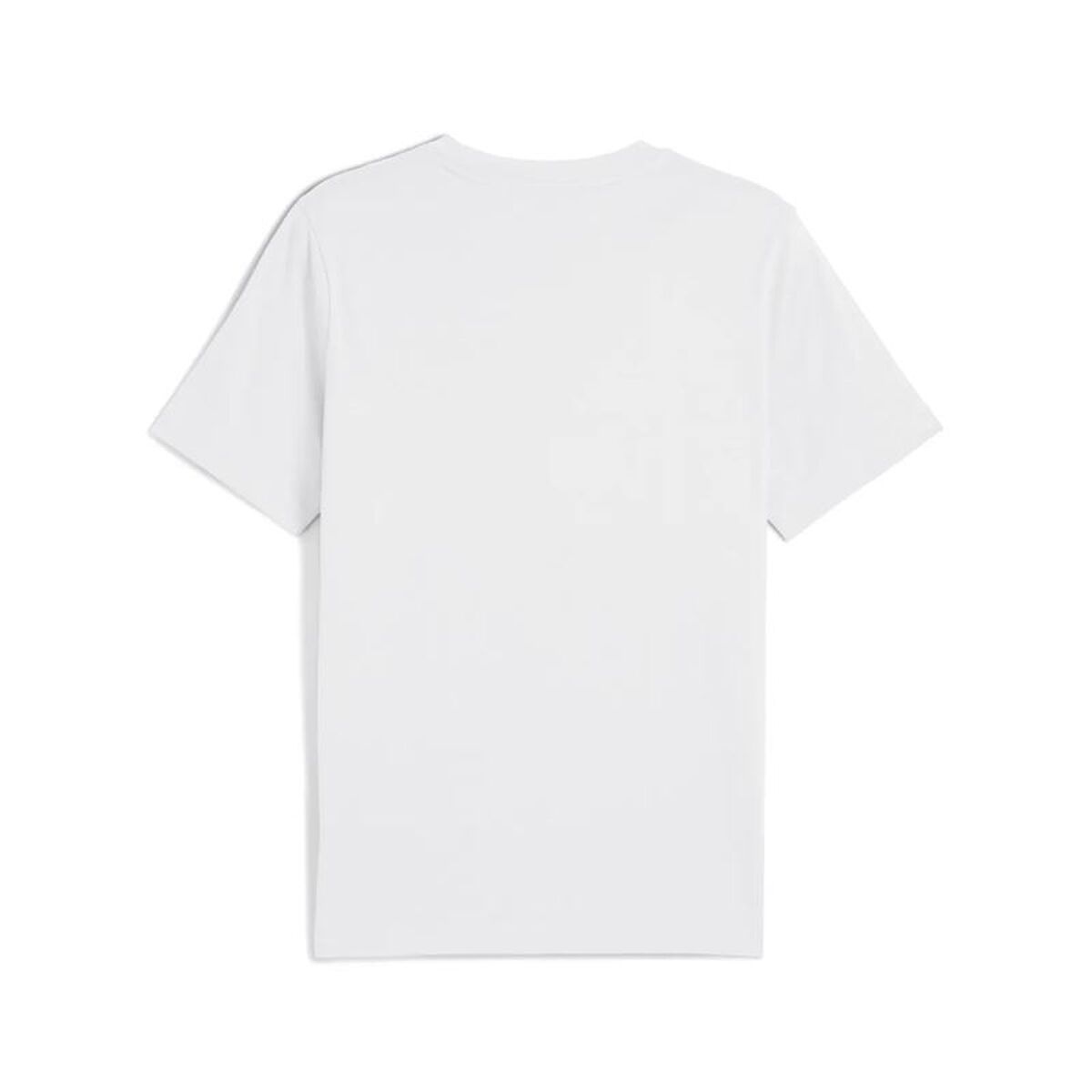 Heren-T-Shirt met Korte Mouwen Puma Essentials Logo Lab Wit