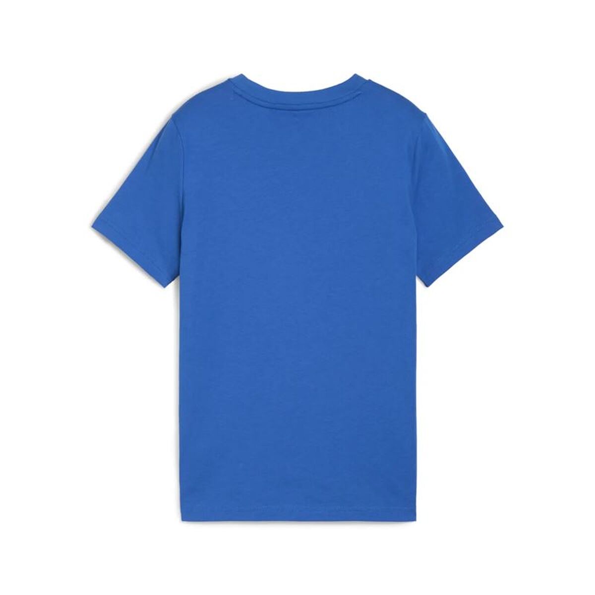 Child’s Short Sleeve T-Shirt Puma Essentials Logo Lab B Blue