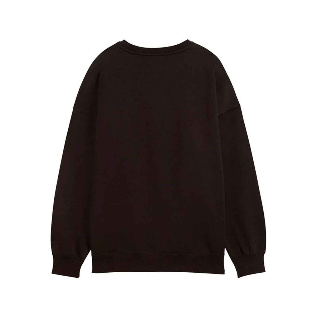 Damessweater zonder Capuchon Puma Maximal Metallic Oversized Crew FL Zwart