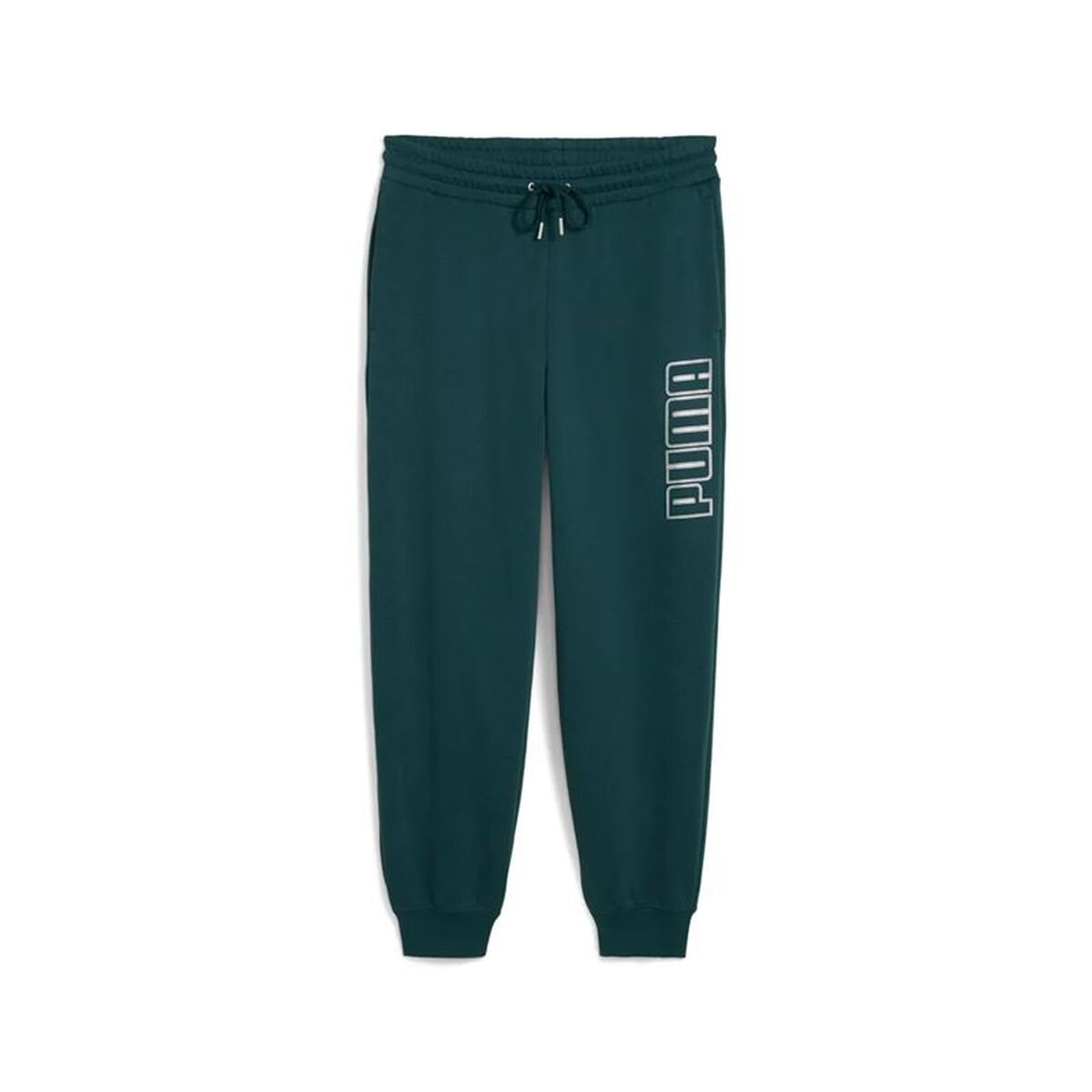 Lange sportbroek Puma Maximal Metallic Sweatpants Groen Vrouw
