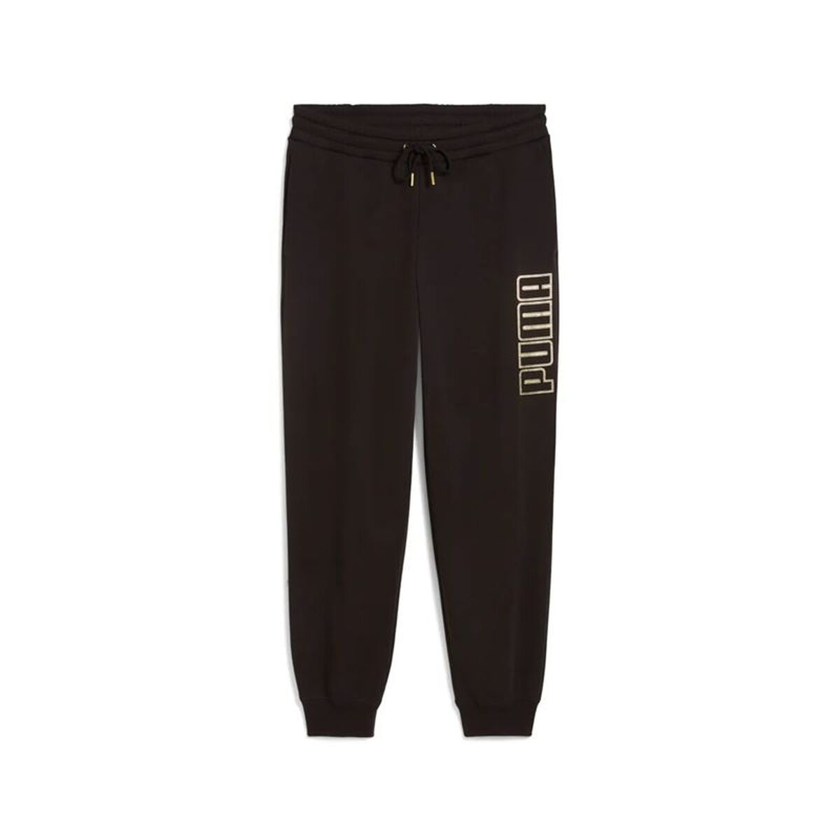 Lange sportbroek Puma Maximal Metallic Sweatpants Zwart Vrouw