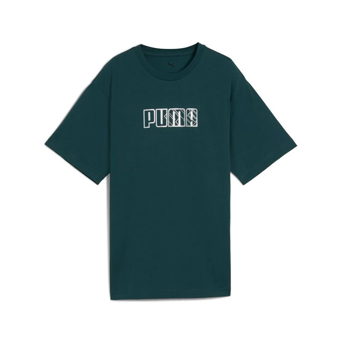 Dames-T-Shirt met Korte Mouwen Puma Maximal Metallic Relaxed