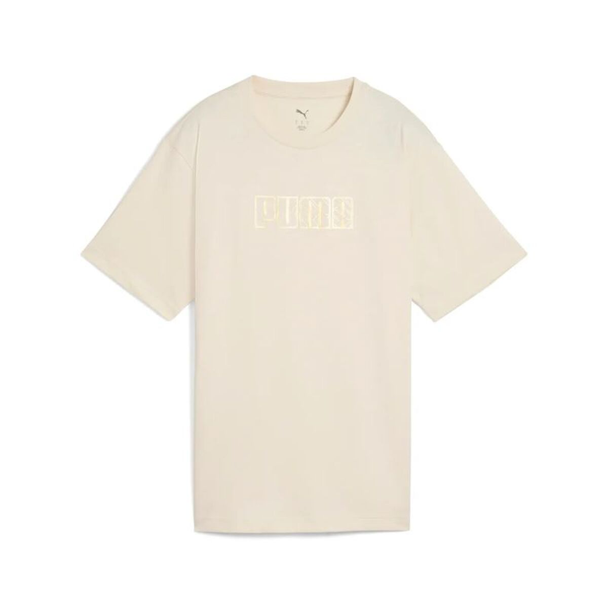 Dames-T-Shirt met Korte Mouwen Puma Maximal Metallic Relaxed