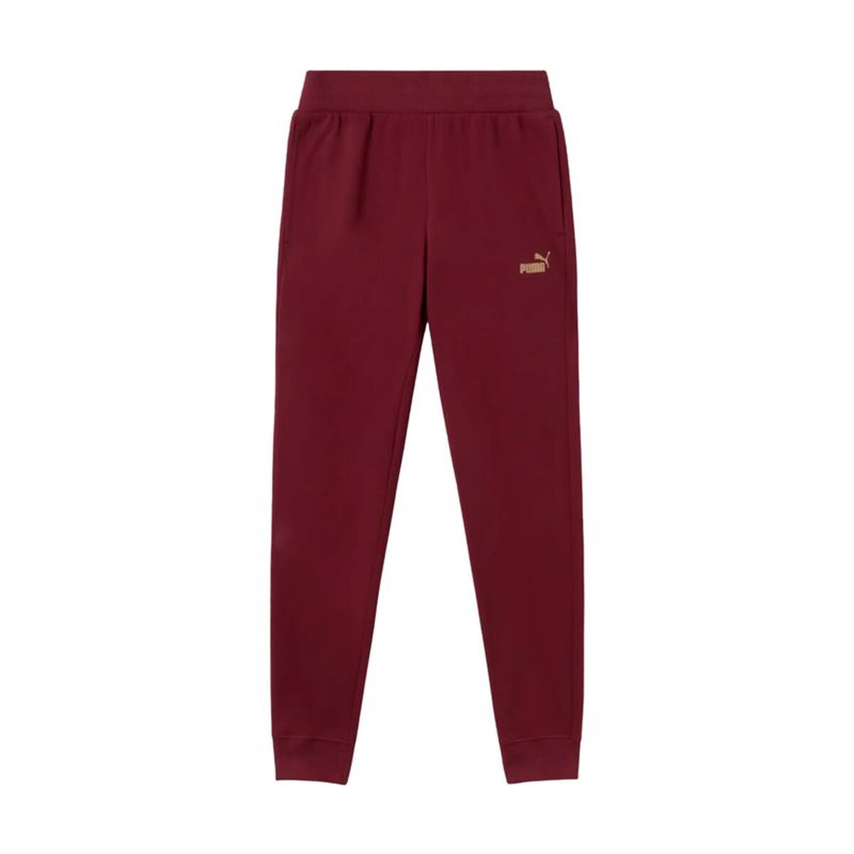 Lange sportbroek Puma Ess+ Textured Foil Donkerrood Vrouw