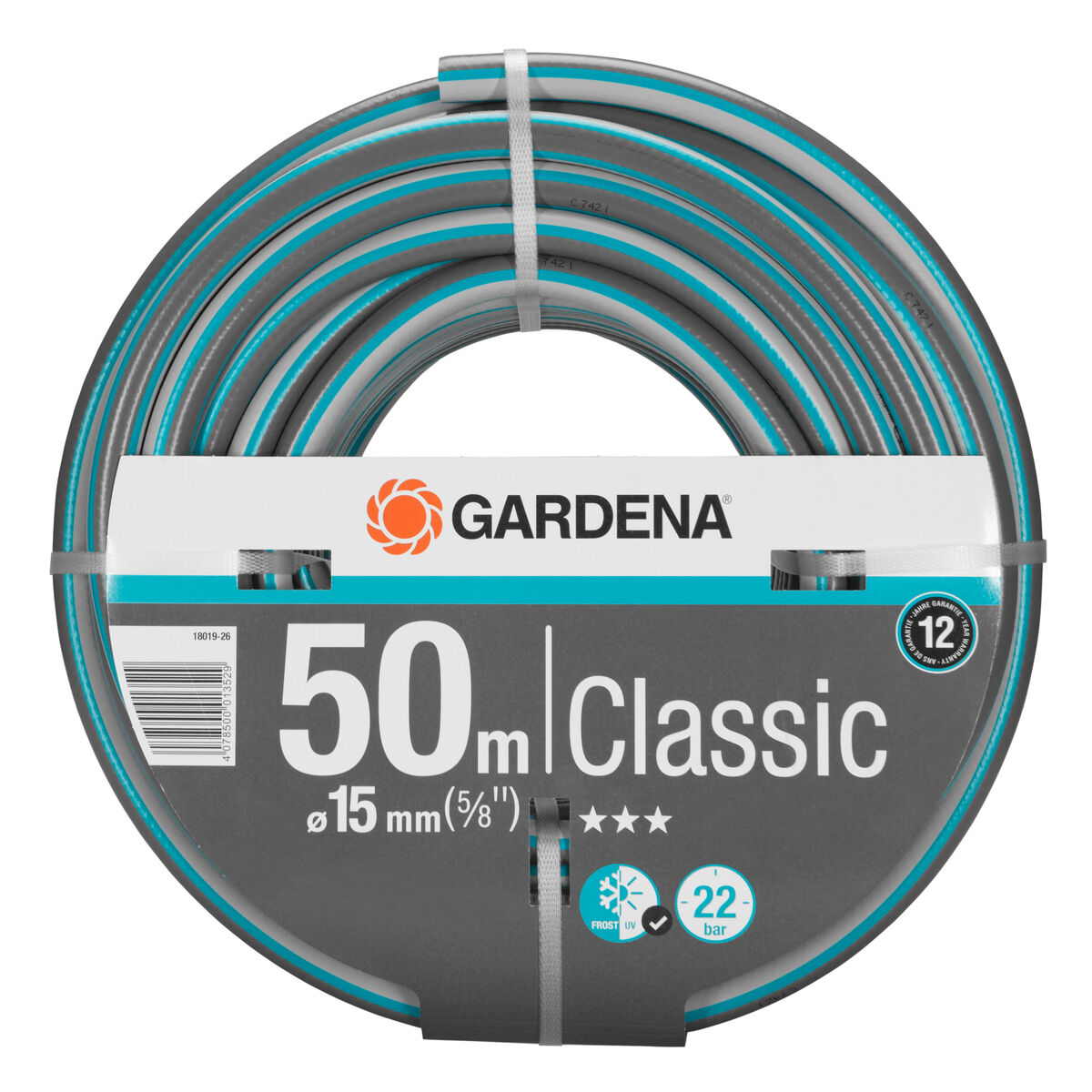 Tuyau d'arrosage Gardena Classic Ø 15 mm (50 m)