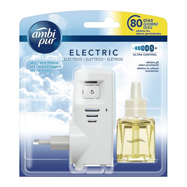 Electric Air Freshener + Refill Sky Ambi Pur (21,5 ml)